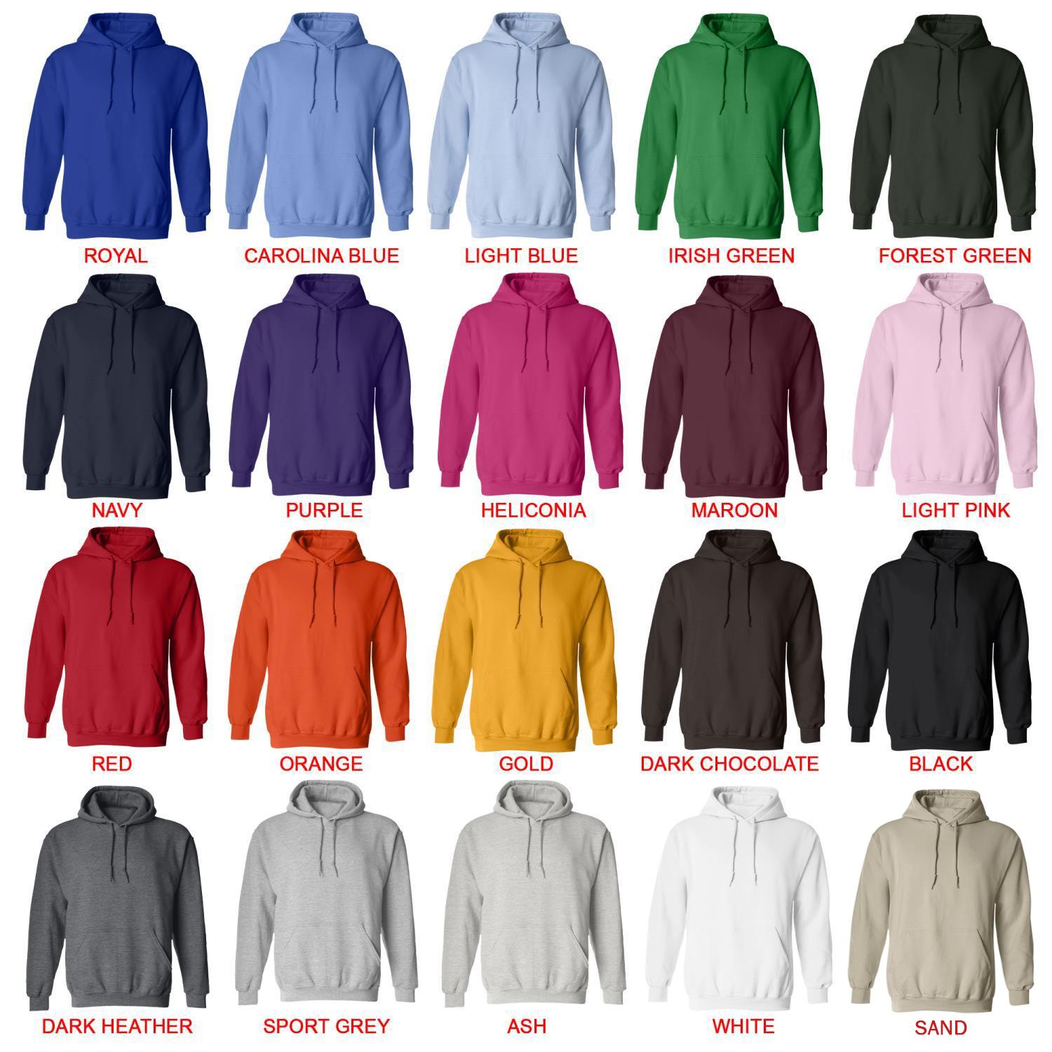 hoodie color chart - Corgi Merch