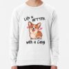 ssrcolightweight sweatshirtmensfafafaca443f4786frontsquare productx1000 bgf8f8f8 27 - Corgi Merch