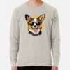ssrcolightweight sweatshirtmensoatmeal heatherfrontsquare productx1000 bgf8f8f8 10 - Corgi Merch