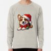 ssrcolightweight sweatshirtmensoatmeal heatherfrontsquare productx1000 bgf8f8f8 12 - Corgi Merch