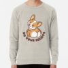 ssrcolightweight sweatshirtmensoatmeal heatherfrontsquare productx1000 bgf8f8f8 13 - Corgi Merch
