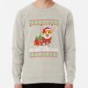 ssrcolightweight sweatshirtmensoatmeal heatherfrontsquare productx1000 bgf8f8f8 16 - Corgi Merch