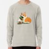 ssrcolightweight sweatshirtmensoatmeal heatherfrontsquare productx1000 bgf8f8f8 20 - Corgi Merch