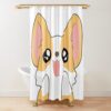 urshower curtain closedsquare1000x1000.1 11 - Corgi Merch